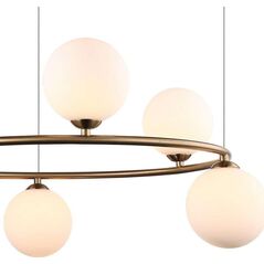Lampa wisząca Italux Amily MDM-3974/6 BRO