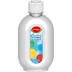 Keyroad Farba plakatowa w butelce biała 300 ml