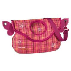Step by Step JUNIOR "Alpbag Girls" torba przedszkolaka, kratka-różowy