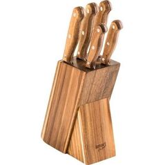 Lamart Zestaw 5 noży LT2080 w bloku Wood Lamart