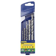 Wiertło Irwin do betonu walcowe 4 5 6 10 8mm zestaw (10501892)
