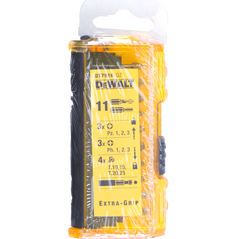 Dewalt Zestaw końcówek wkrętarskich 11szt. + uchwyt magnetyczy DT7916