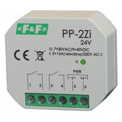 F&F Przekaźnik elektromagnetyczny 2Z 16A P/T - PP-2ZI 24V
