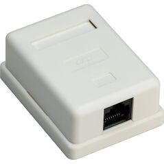 Goobay Gniazdo teleinformatyczne natynkowe 1xRJ45 STP kat.6 (77634)