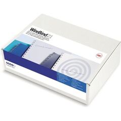 GBC Grzbiety drutowe 21 zwoje 14mm, srebrne 100 szt. (GBC042)