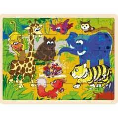 Playme Puzzle drewniane Dżungla