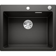 Zlewozmywak Blanco Pleon 6 Silgranit czarny z korkiem automatycznym InFino (525954)