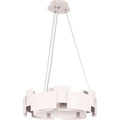 Lampa wisząca Milagro Nowoczesna lampa sufitowa ledowa biała Milagro TORINO ML6140