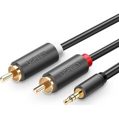 Kabel Ugreen Jack 3.5mm - RCA (Cinch) x2 5m czarny (10513)