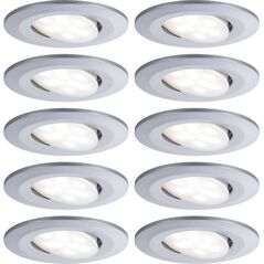 Paulmann Zestaw Calla IP65 3-st regulacja regulacja temperatury ruchoma 560lm 10x6,5W 230/12V Biały