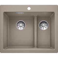Zlewozmywak Blanco BLANCO PLEON 6 Split Silgranit PuraDur Tartufo, InFino