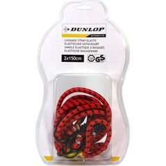 Dunlop Dunlop - Gumy do mocowania bagażu 2x150cm (Czerwony)