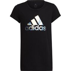 Adidas Koszulka adidas Dance Metallic Print Tee Jr girls HD4407 HD4407 czarny 140 cm