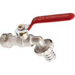 Hydroland ZAWÓR CZERP.KULOWY ZE ZŁĄCZKĄ 3/4" DŁAWIK "H" // ZKC-20-R-H