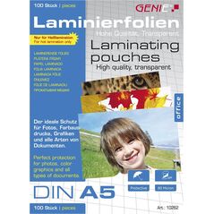 Genie GENIE Laminiertaschen 100 A5 - Folien