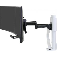 Ergotron ERGOTRON Trace Dual Monitors, Panel Clamp, Bright 45-631-216 Uchwyt stołowy