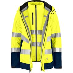 Projob Kurtka Odblaskowa ProJob 6446 3in1 Yellow/Navy