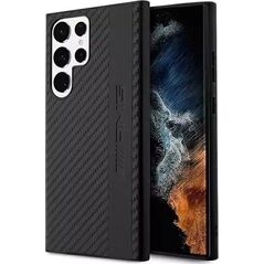 Mercedes Etui AMG AMHCS23LBLSCA do Samsung Galaxy S23 Ultra S918 czarny/black hardcase Carbon Stripe&Embossed