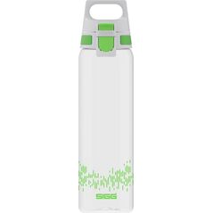 SIGG SIGG drinking bottle Total Clear One MyPlanet "Green" 0.75L (transparent/light green, one-hand closure ONE)
