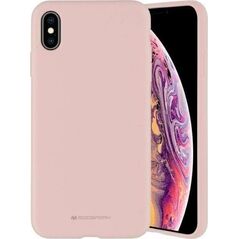 DefaultBrand Etui Mercury Silicone do  Samsung S23+ S916 różowo-piaskowy/pink sand