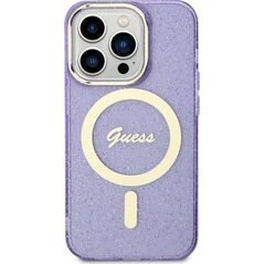Guess Etui Guess GUHMN61HCMCGU Apple iPhone 11/XR purpurowy/purple hardcase Glitter Gold MagSafe