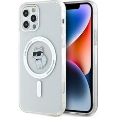 Karl Lagerfeld Karl Lagerfeld KLHMP12MHFCCNOT iPhone 12/12 Pro 6.1" przezroczysty/transparent hardcase IML Choupette MagSafe