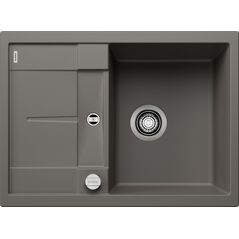 Zlewozmywak Blanco Zlewozmywak METRA 45 S Compact Silgranit wulkaniczny szary odwracalny, korek auto.
