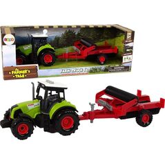 LeanToys Traktor dla Dzieci z Przyczepką Autko Farma