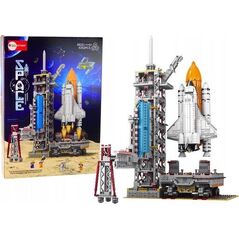 LeanToys Zestaw Klocków Stacja Kosmiczna Rakieta Satelity 4392 El