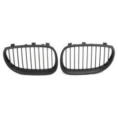MTuning Grill sportowy pojedyncze żeberka Matt Black  BMW 5 (E60) Sedan (E61) Touring 2003-2010