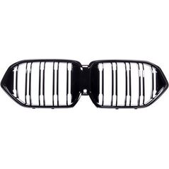 MTuning Grill sportowy podwójne żeberka Gloss Black BMW X6 G06 F96 2019-obecnie