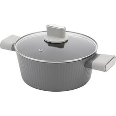 Florina Garnek aluminiowy z pokrywką Florina Serrano 24 cm 3,7 l