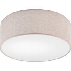 Lampa sufitowa Lamkur Lamkur Estelle 48376 plafon lampa sufitowa boho koło 1x60W E27 beżowy/biały