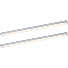 Paulmann Zestaw opraw podszafkowych LED LINE DIM PIR 2x4W 2x350lm 350mm 30000K 230V chrom matowy / aluminium