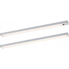 Paulmann Zestaw opraw podszafkowych SET LINE DIM PIR 2x4W 2x350lm 350mm 30000K 230V chrom matowy / aluminium