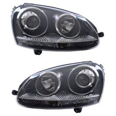 MTuning Zestaw Lamp Halogenowych Chrome VW GOLF V 2003-2008