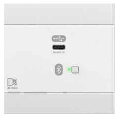 Audac AUDAC NWP400/W Sieciowy panel wejściowy audio - USB Type-C Wersja biała 13337524 5414795046924