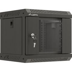 Lanberg ML SZAFA INSTALACYJNA RACK WISZĄCA 19" 6U 600X450 SZARA DRZWI PERFOROWANE LANBERG (FLAT PACK)