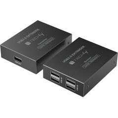 HUB USB Techly Extender / HUB Techly 4-Portowy USB 2.0 Cat6 do 150m