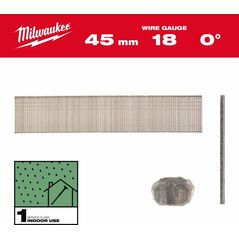 Milwaukee MILWAUKEE PINS 18G/45mm /5000 pcs. - M18FN18GS