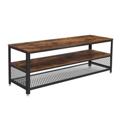 Μεταλλικό Έπιπλο Τηλεόρασης με 3 Ράφια 140 x 40 x 52 cm Vasagle (LTV50BX) (VASLTV50BX) έως 12 άτοκες Δόσεις