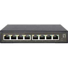 Switch LevelOne LevelOne GES-2108P łącza sieciowe Zarządzany L2 Gigabit Ethernet (10/100/1000) Obsługa PoE Czarny