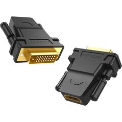 Adapter AV Ugreen HDMI - DVI-D czarny (20124)