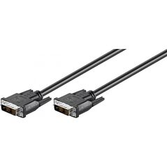 Kabel Goobay DVI-D - DVI-D 2m czarny (50850)