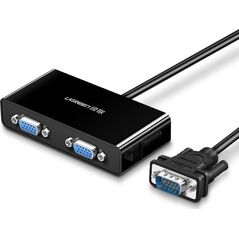 Ugreen Rozdzielacz wideo VGA do 2x VGA - 1m UGREEN 40254 (Czarny)