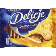 Wedel Ciastka DELICJE Szampańskie pomarańcza 294g