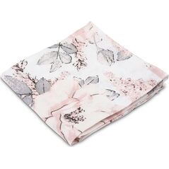 Sensillo PIELUCHA MUŚLINOWA 70X80 CM PEONIE BIAŁE 0970 / 5992