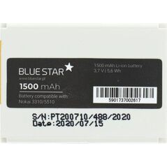 Bateria Partner Tele.com Bateria do Nokia 3310/5510 1500 mAh Li-Ion Blue Star