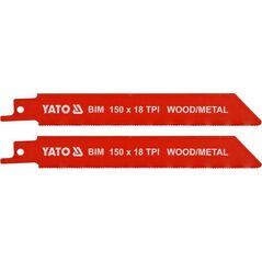 Yato YATO BRZESZCZOTY BIM 150mm 18TPI 2szt. YT-33931