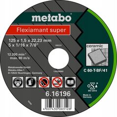 TARCZA TNACA FLEXIAMANT SUPER 125X1,5X22,23 CERAMIKA,TF41